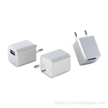 5v 1A USB Wall Charger/USB Power Adapter for iPhone 5/4/4S, USB Charger Factory, EU Plug Charger